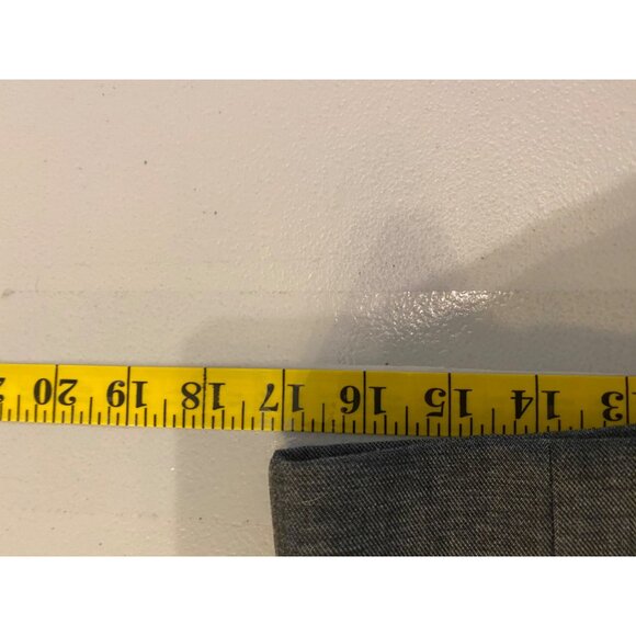 Express Grey Pencil Skirt Back Slit & Lined Size 6 - Picture 9 of 10